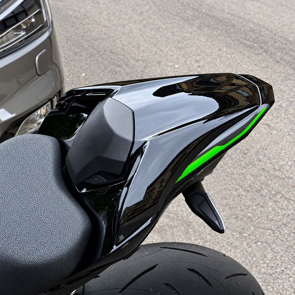 Colín Monoplaza Deportivo para Kawasaki Z900 2017–2024 | Tapa de Asiento Trasero
