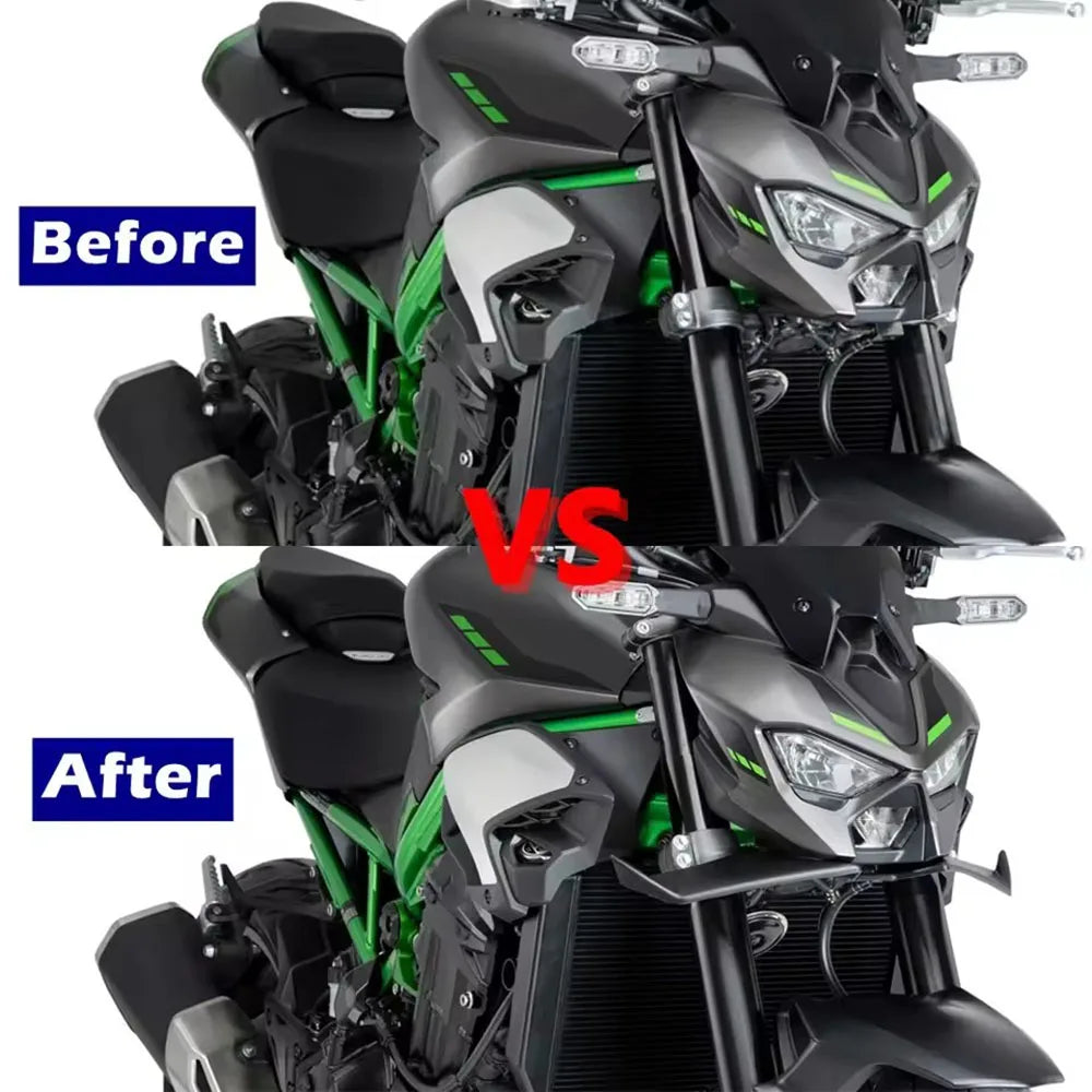 Alerón delantero deportivo para Kawasaki Z900 2025–2026
